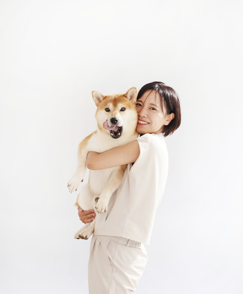 鈴木さんと柴犬