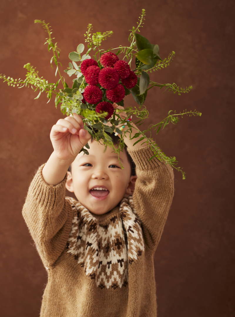 赤刎　花束男の子
